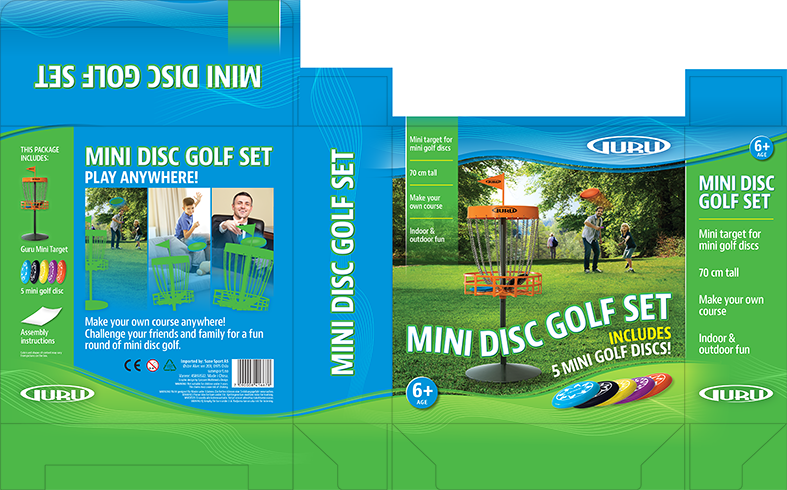 Mini Disc Golf Set boksdesign.