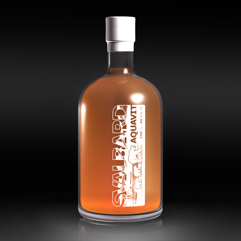 Svalbard Aquavit standardflaske 1