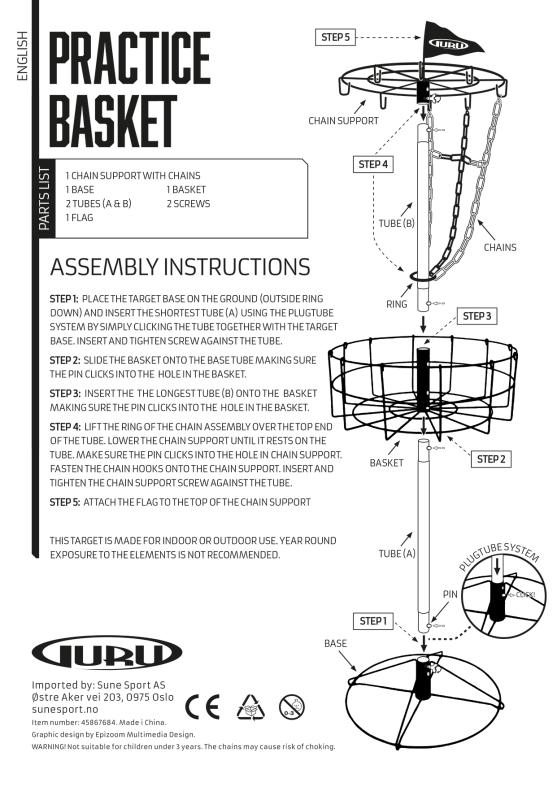 Guru Pro Basket Portable manual