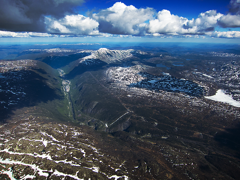 Passering av Gaustatoppen 2013.