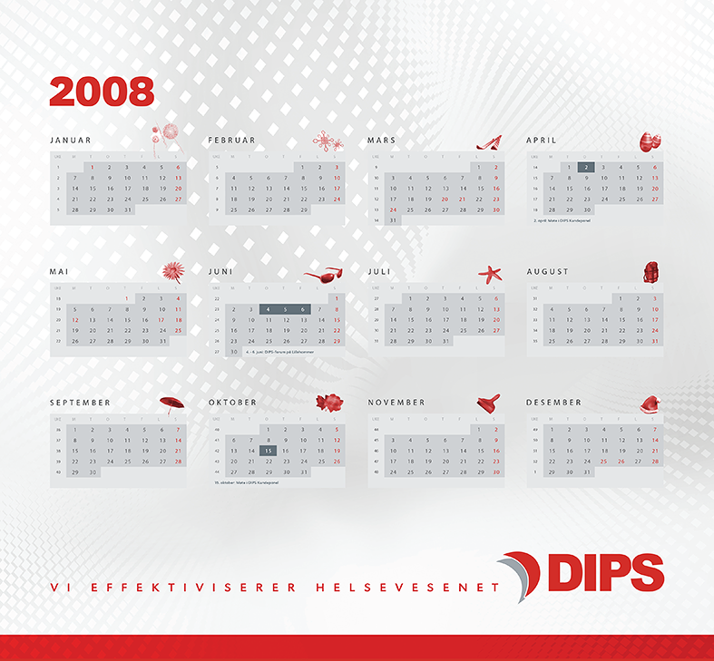 DIPS 2008 kalender.