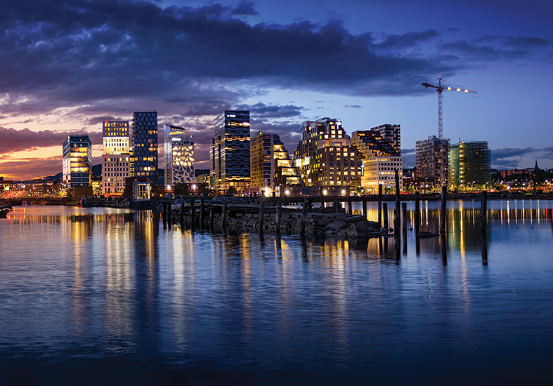 Oslo skyline puzzle