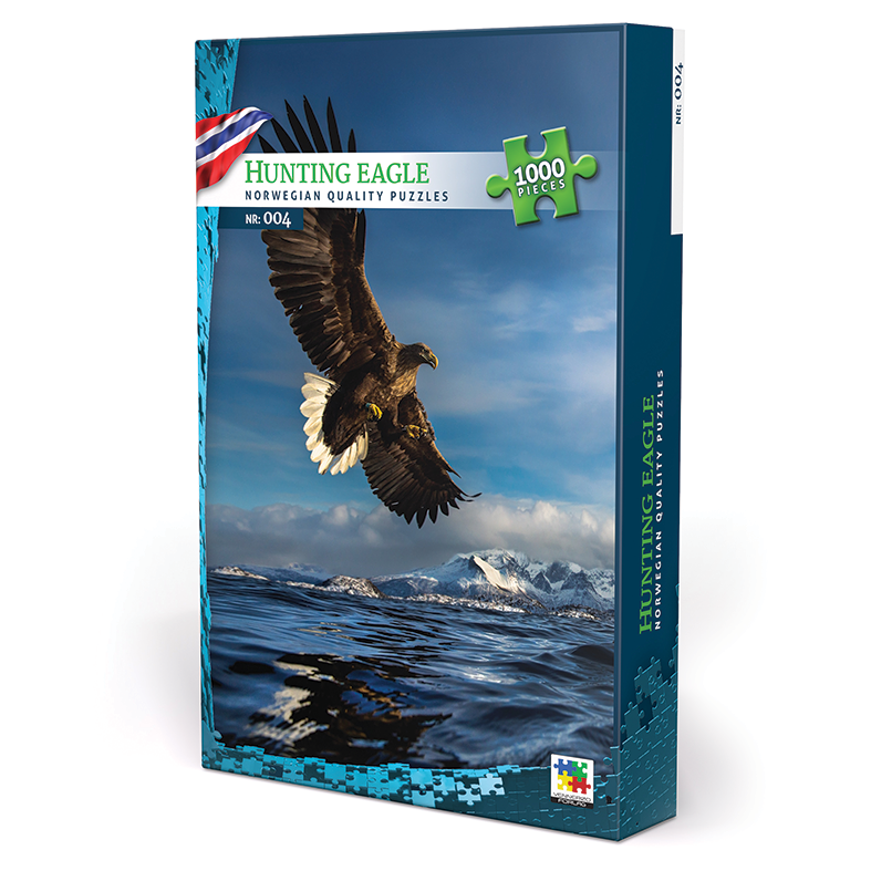 Hunting eagle puzzle.