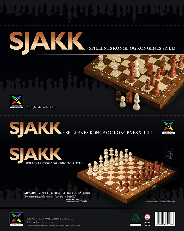 Sjakk cover design